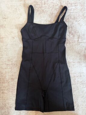 P.E Nation Black Sculpting Active Romper